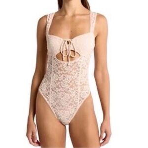 NWT Free People Strike a Pose bodysuit